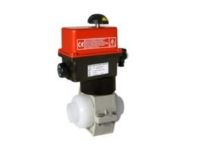 VE2V S4-PVDF Bamo Electrically Actuated 2-Way PVDF Ball Valves