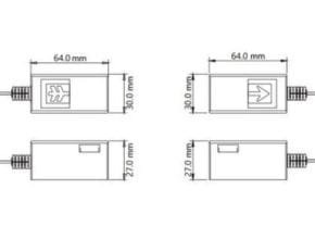 dimensi transducer wuf 300 cf ultrasonic flow meter