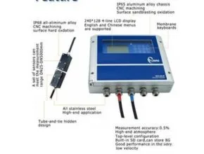 Konfigurasi WUF 400CF ultrasonic flow meter