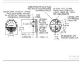 Dwyer DIFFERENTIAL PRESSURE GAGE