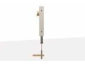1870 Series Cylinder-Operated Flushbolt