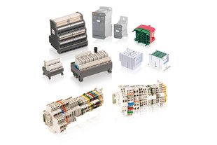 Entrelec terminal blocks of the Solution series