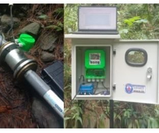 Instalasi flowmeter electromagnetic remote flowmag21