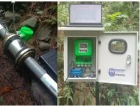 Instalasi flowmeter electromagnetic remote flowmag21