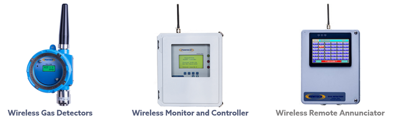 Wireless Gas Detectors & Monitors