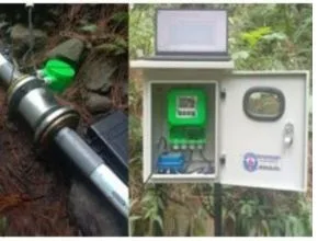 Instalasi flowmeter electromagnetic remote flowmag21