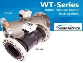 Seametrics WT Series water turbine flow meter