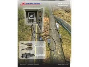 Instalasi Flowmeter Ultrasonic Clamp on Pada Pipa HDPE