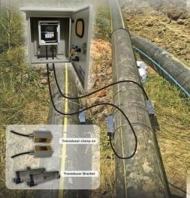 Instalasi Flowmeter Ultrasonic Clamp on Pada Pipa HDPE
