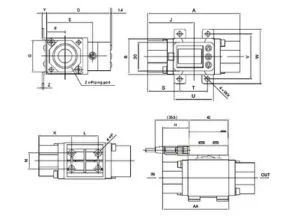 Digital Flow Switch for Water Size 3/4" - Body Dimension