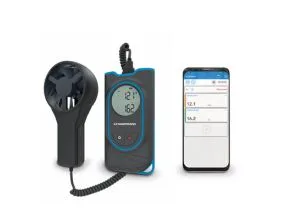 KIMO INSTRUMENT Si-VV3 Vane Thermo-Anemometer with Integrated Vane Probe