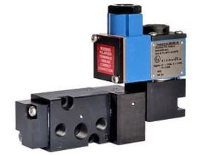 ROSS Pneumatrol 1/4", BSP/NPT, Namur Mount, 3/2 or 5/2, Internal or External Pilot, Single or Dual Solenoid