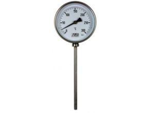 Bi-metal pointer thermometer