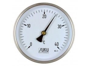 Bi-metal pointer thermometer