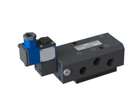 ROSS Pneumatrol 1/2", BSP/NPT, Namur Mount, 3/2, 5/2 or 5/3, Internal or External Pilot, Single or Dual Solenoid