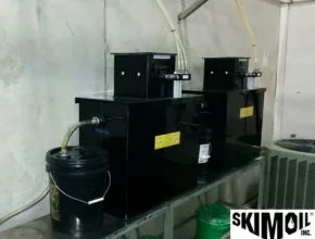 SkimOil Air Compressor Condensate Oil Water Separator