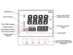 C42 Panel Mount Low-cost Process and Temperature Controllers