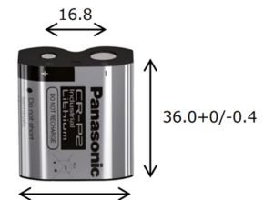 Panasonic CR-P2 Lithium Batteries