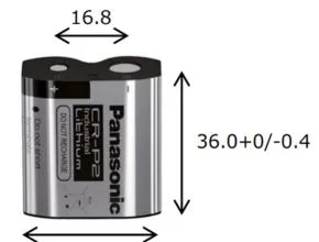 Panasonic CR-P2 Lithium Batteries