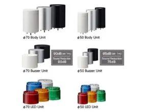 Patlite LR5/LR7 Screwless Terminal Signal Tower