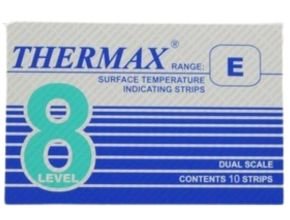 Thermax Temperature Label Sensors Level 8 Range E