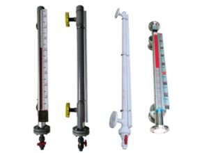 Anticorrosive magnetic two-color liquid level meter