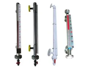 Anticorrosive magnetic two-color liquid level meter