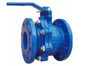 Ceramic lined ball on off valve bare shaft DN125 PN16