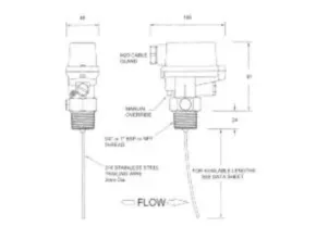Kelco TW Series Trailing Wire Flow Switch