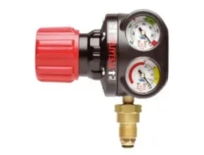 Cigweld COMET EDGE ESV4 Acetylene Regulator Vertical Inlet With GasGuard 150kPa
